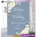 Dusty Blue Wedding Welcome sign template,Ivory roses welcome sign template,(141)